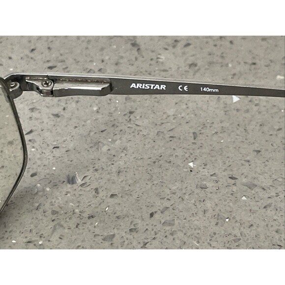 Charmant Aristar AR16234 Col 583 Eyeglasses Frames ONLY Gunmetal Gray 52-16-140 - Picture 3 of 10